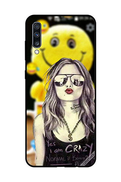 Covernex غطاء حماية لهاتف سامسونج جالاكسي A70 نعم أنا مجنون، العادي ممل