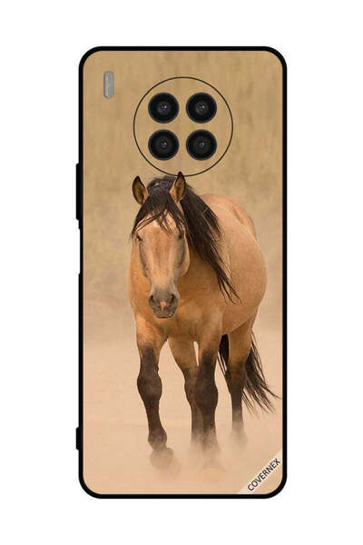 Covernex غطاء حماية لهاتف هواوي نوفا 8i - سباق الخيل باللون البني