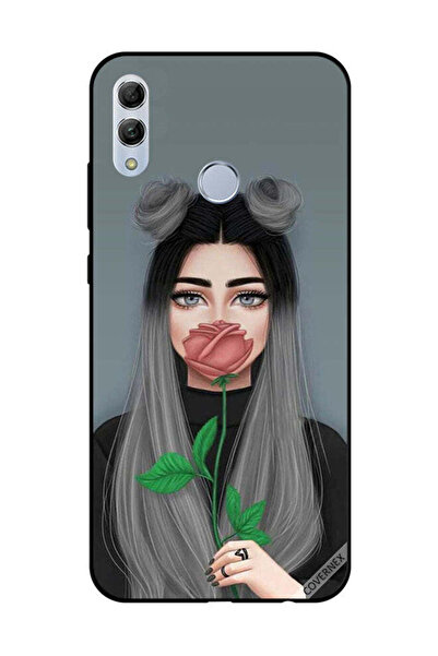 Covernex غطاء حماية لهاتف Honor 10 Lite بتصميم فتاة لطيفة تخفي فمها على شكل و...