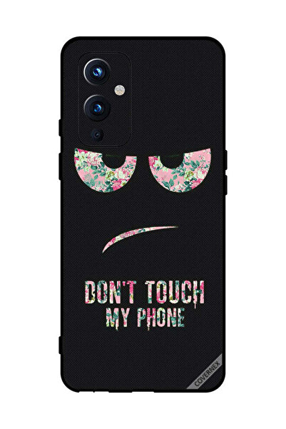 Covernex غطاء حماية لهاتف OnePlus 9 - لا تلمس هاتفي - زهري
