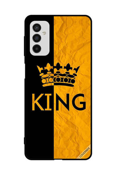 Covernex غطاء حماية لهاتف سامسونج جالاكسي M52 5G كينج أسود وأصفر