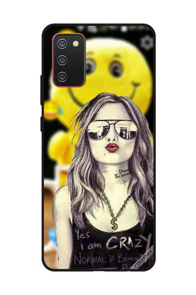 Covernex غطاء حماية لهاتف سامسونج جالاكسي A02s/F02s نعم أنا مجنون، العادي ممل