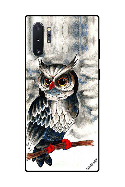 Covernex غطاء حماية لهاتف سامسونج جالكسي نوت 10 بلس برسومات بومة فنية