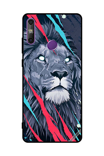 Covernex غطاء حماية لهاتف هواوي إنجوي 20E برسومات الأسد الملك