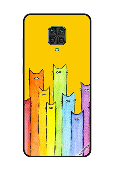 Covernex غطاء حماية لهاتف شاومي ريدمي نوت 9S/9 برو - فن دمية القطة