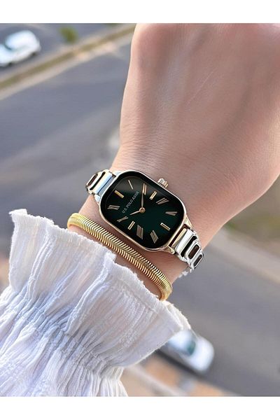 U.S. Polo Assn. U.S.Polo Assn Steel Cord 3 Atm Water Resistant Women Wrist Watch+Bracelet Gift Uspa.2111.M03