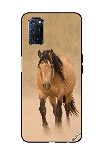 Covernex غطاء حماية لهاتف OPPO A52/A72/A92 - سباق الخيل البني