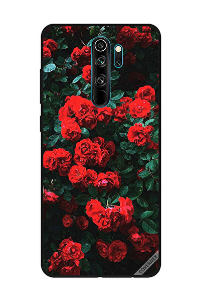 Covernex غطاء حماية لهاتف شاومي ريدمي نوت 8 برو - حديقة الورود الحمراء