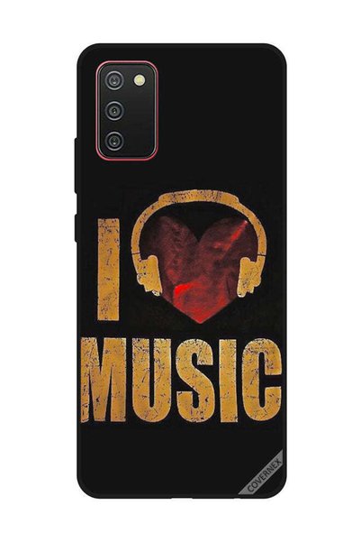 Covernex غطاء حماية لهاتف سامسونج جالاكسي A02s/F02s Vintage I Love Music
