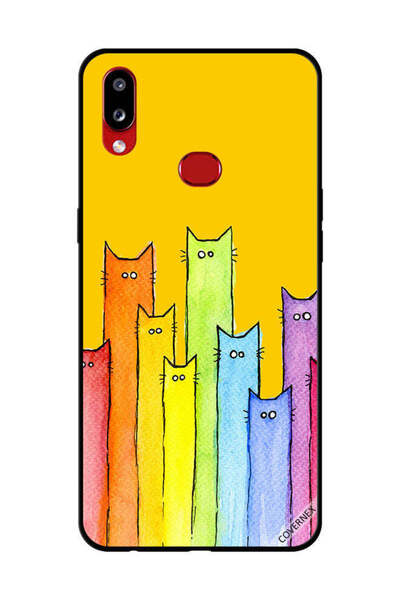 Covernex غطاء حماية لهاتف سامسونج جالاكسي A10s بتصميم دمية قطة