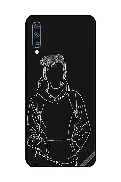 Covernex غطاء حماية لهاتف سامسونج جالاكسي A70 رسم جاكت بوي
