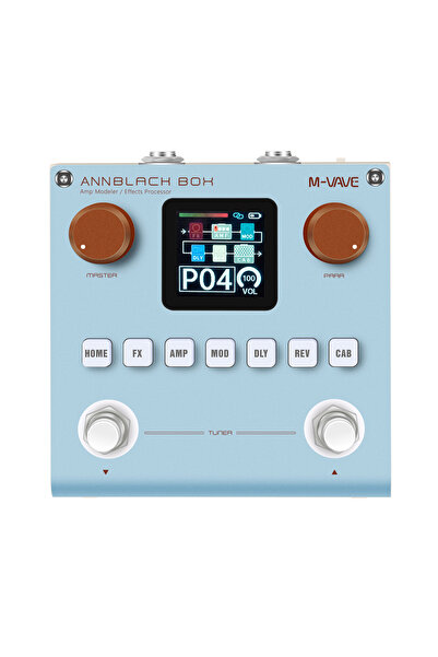 Choice Annblackbox (أزرق) ​​M-VAVE Annblackbox دواسة متعددة التأثيرات Blackbo...