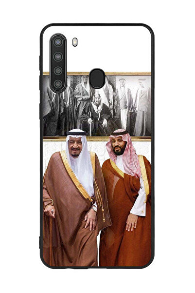 Covernex غطاء حماية لهاتف سامسونج جالاكسي A21 الملك سلمان ومحمد بن سلمان يتحد...