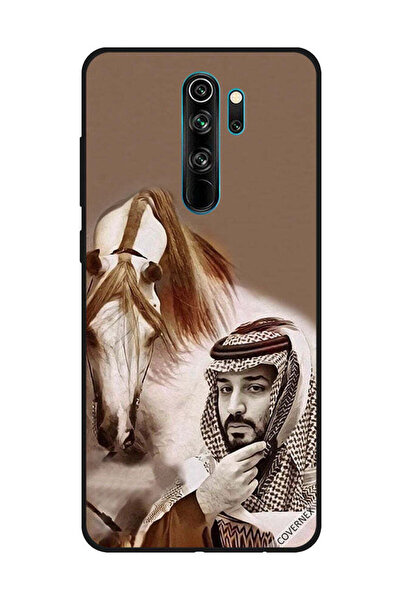 Covernex غطاء حماية لهاتف شاومي ريدمي نوت 8 برو محمد بن سلمان أمام حصان