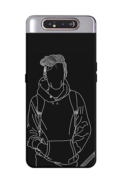 Covernex غطاء حماية لهاتف سامسونج جالاكسي A80 رسم جاكت بوي
