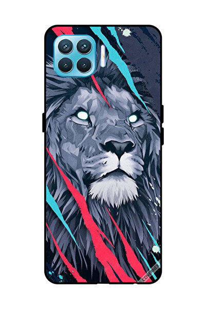 Covernex غطاء حماية لهاتف OPPO F17 Pro برسومات الأسد الملك