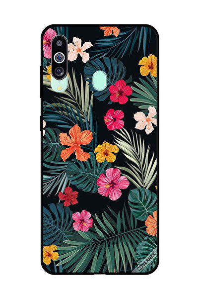 Covernex غطاء حماية لهاتف سامسونج جالاكسي M40 - زهور متعددة الألوان وريش أخضر...