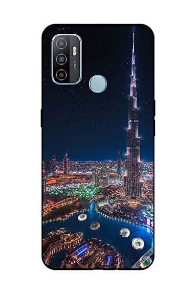 Covernex غطاء حماية لهاتف OPPO A53/A53S منظر ليلي لوسط المدينة