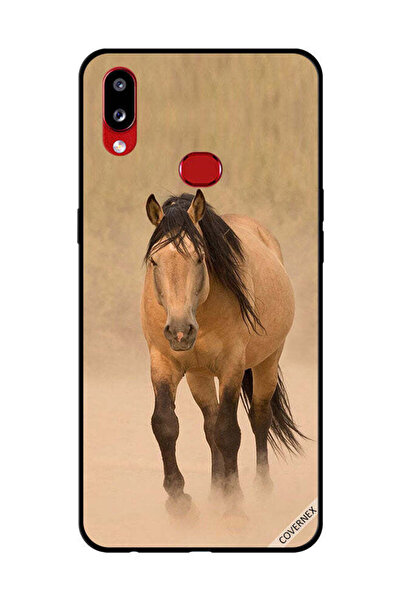 Covernex غطاء حماية لهاتف سامسونج جالاكسي A10s - سباق الخيل البني