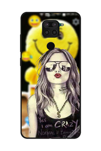 Covernex غطاء حماية لهاتف شاومي ريدمي نوت 9 نعم أنا مجنون، العادي ممل