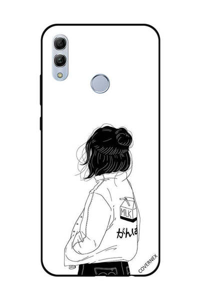 Covernex غطاء حماية لهاتف Honor 10 Lite فتاة تفكر بعمق كبير