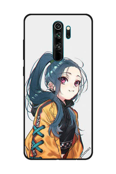 Covernex غطاء حماية لهاتف شاومي ريدمي نوت 8 برو - فتاة لطيفة تشعر بالبرد
