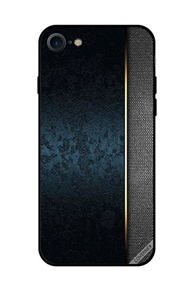 Covernex غطاء حماية لجهاز iPhone SE 2020 بنقشة جلد أخضر داكن