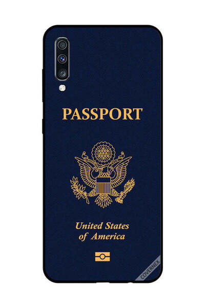 Covernex غطاء حماية لهاتف سامسونج جالاكسي A70 - جواز سفر أمريكي