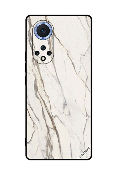 Covernex غطاء حماية لهاتف هواوي نوفا 9 بنمط رخامي أبيض متشقق
