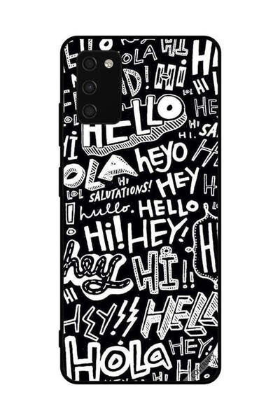 Covernex غطاء حماية لهاتف سامسونج جالاكسي A03s 4G Hi Hello Tags