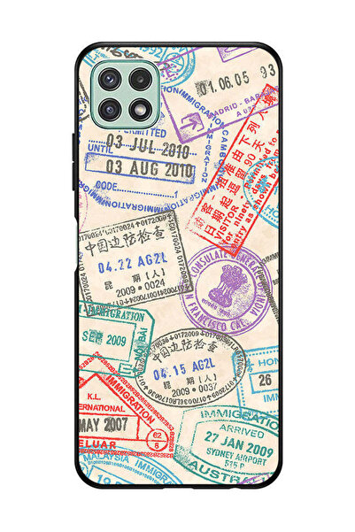 Covernex غطاء حماية لهاتف سامسونج جالاكسي A22 5G طوابع السفر