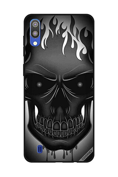 Covernex غطاء حماية لهاتف سامسونج جالاكسي M10 برسومات جمجمة