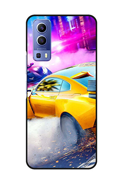 Covernex غطاء حماية لهاتف Vivo Y72 5G - سيارة صفراء