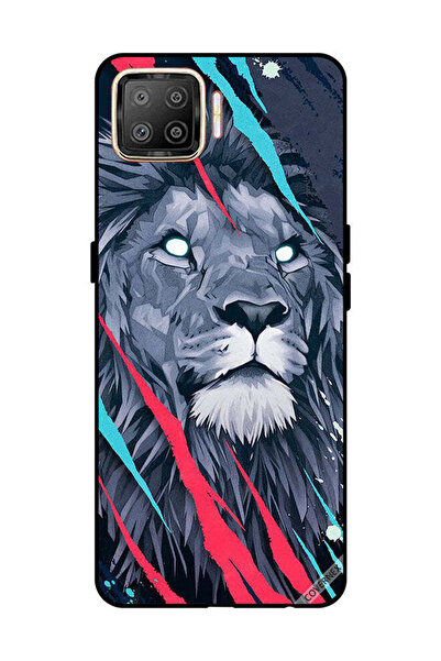 Covernex غطاء حماية لهاتف OPPO F17 - فن الأسد الملك