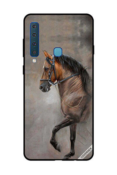 Covernex غطاء حماية لهاتف سامسونج جالاكسي A9 2018، صورة حصان عتيقة