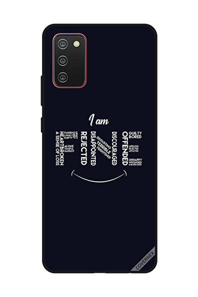 Covernex غطاء حماية لهاتف سامسونج جالاكسي A02s/F02s، أنا بخير ومرفوض