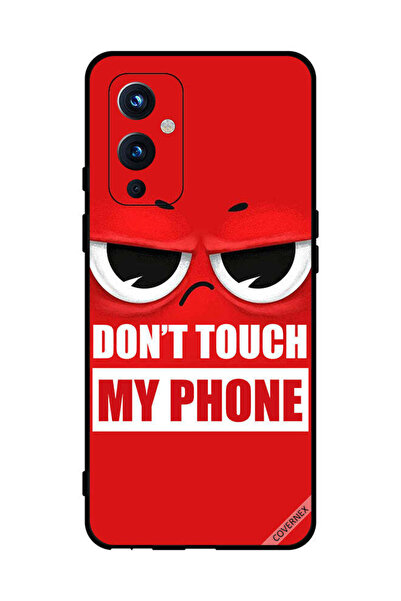 Covernex غطاء حماية لهاتف OnePlus 9 - لا تلمس هاتفي - أحمر