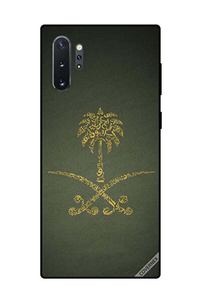 Covernex غطاء حماية لهاتف سامسونج جالكسي نوت 10 بلس، لافتة وطنية سعودية عتيقة