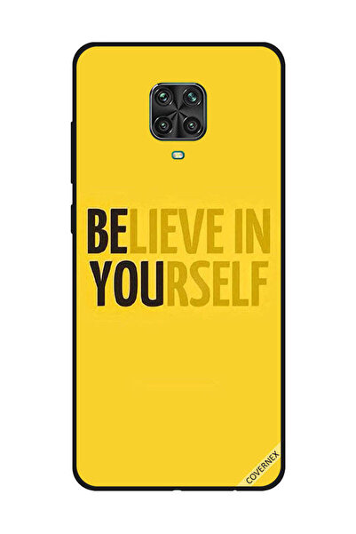 Covernex غطاء حماية لهاتف شاومي ريدمي نوت 9S/9 برو - ثق بنفسك - أصفر