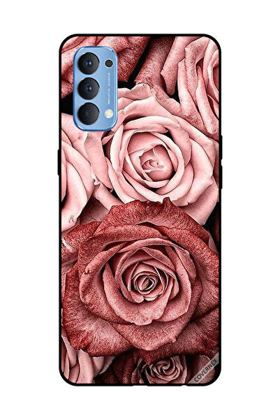 Covernex غطاء حماية لهاتف OPPO Reno 4 4G - زهور الخوخ