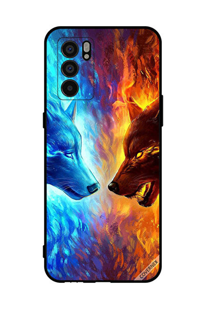 Covernex غطاء حماية لهاتف Oppo Reno6 5G - ذئب الماء والنار