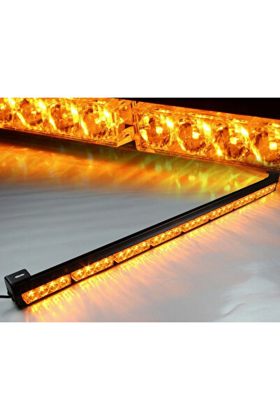 Rukye Shop 82 Cm Araç Tepe Lambası 28 Ledli Turuncu Off Road Tepe Lambası