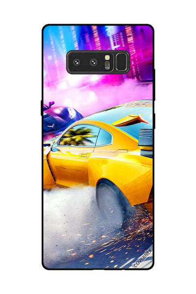Covernex غطاء حماية لهاتف سامسونج جالكسي نوت 8 - سيارة صفراء