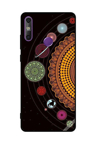 Covernex غطاء حماية لهاتف هواوي إنجوي 20E - أشكال ماندالا الفضائية