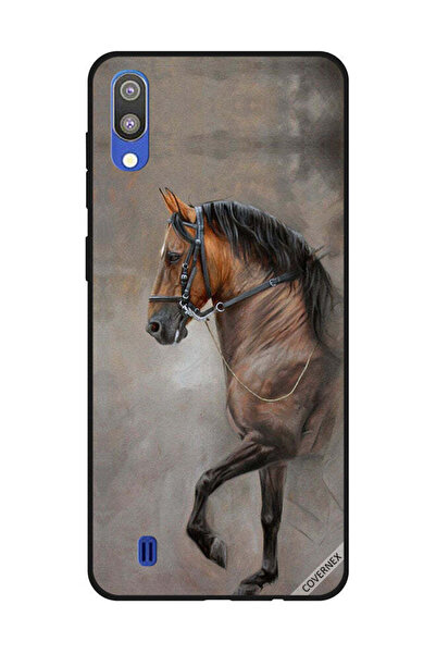 Covernex غطاء حماية لهاتف سامسونج جالاكسي M10 - صورة حصان عتيقة