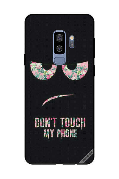 Covernex غطاء حماية لهاتف سامسونج جالاكسي S9 بلس - لا تلمس هاتفي - زهري