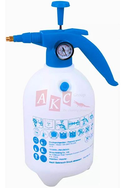 AKC GROUP AKC 2.5L Pressure Garden Sprayer – Portable Plastic Hand Pump Water Mist Sprayer with Adjustable N
