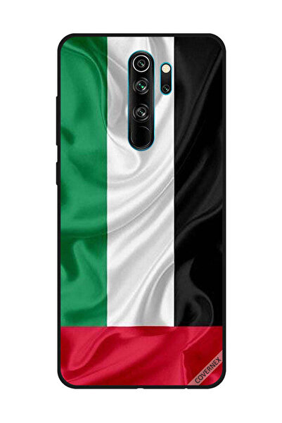 Covernex غطاء حماية لهاتف شاومي ريدمي نوت 8 برو - قماش علم الإمارات العربية ا...