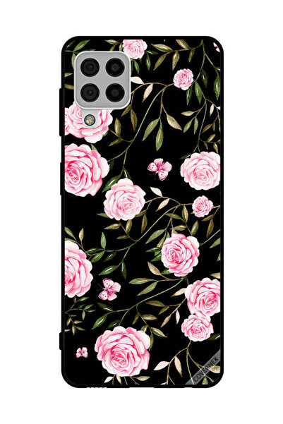 Covernex غطاء حماية لهاتف سامسونج جالاكسي A22 4G ورود وردية في باقات من الأور...