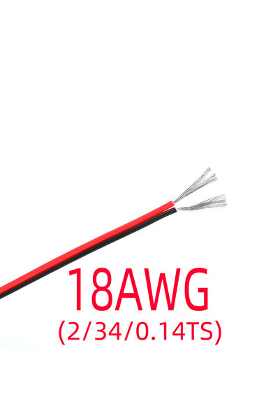 Choice 5M 18 AWG 5M Electrical Extension Wire Tinned Copper for WS2812 WS2811...